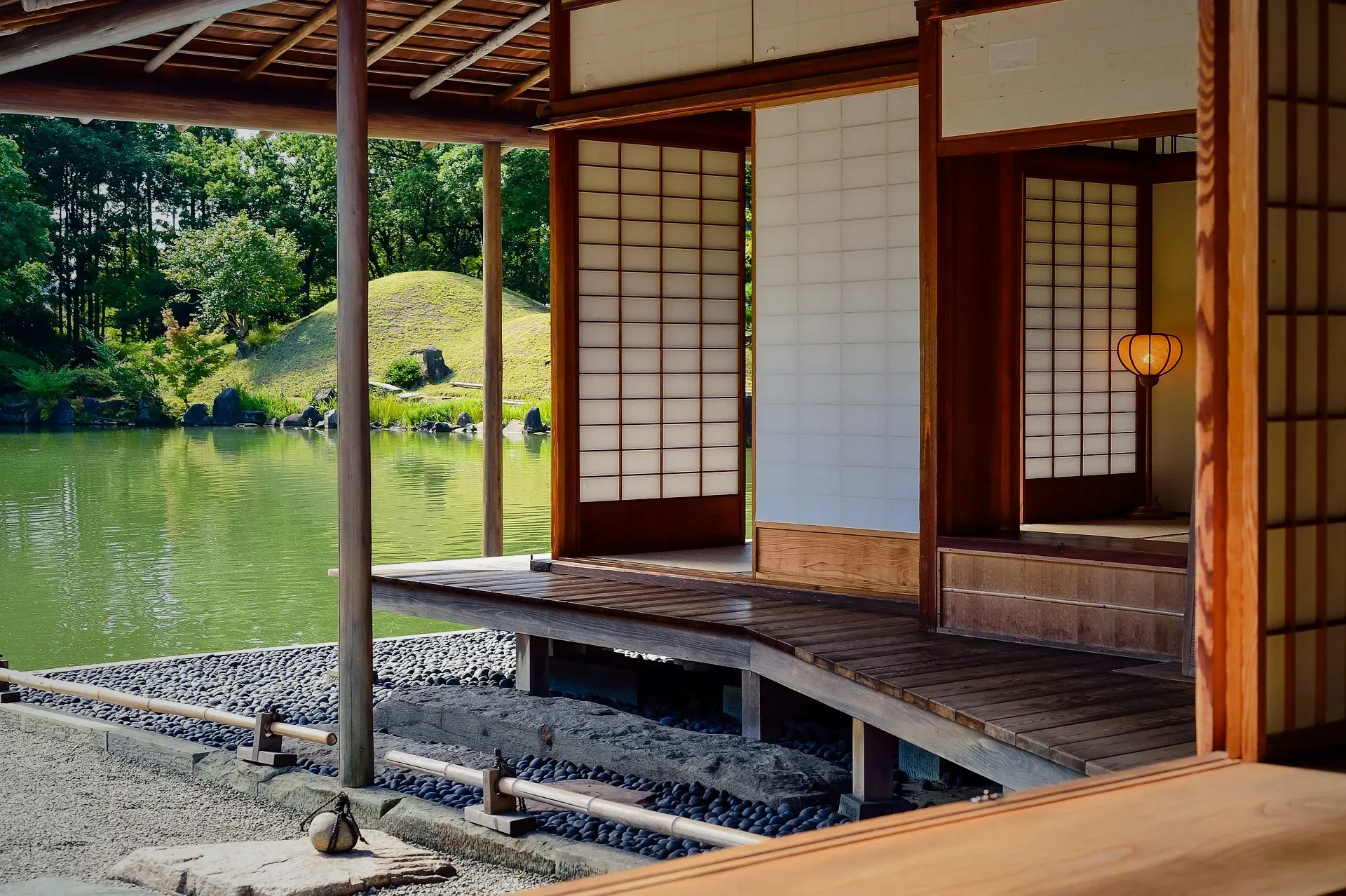 和を感じる日本家屋の画像